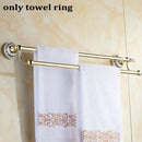 GobekUsa Golden Polished Porcelain Bath Hardware Set for Bathroom Essentials