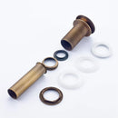 GobekUsa Antique Brass Bathroom Sink Pop Up Drain for Vessel Sink
