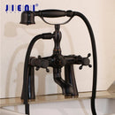 GobekUsa Golden Bathtub Faucet with Handshower and 2 Handles