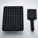 GobekUsa Black Rainfall Shower Head with Handshower - Over-head Shower Sprayer