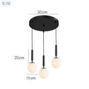 GobekUsa Glass Ball LED Pendant Light: Nordic Modern, Single Head, Creative Design