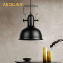 GobekUsa Industrial Pendant Light: Retro Iron Hanging Lamp for Home & Store Decor Lighting
