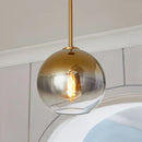 GobekUsa Gradient Glass Ball Pendant Light for Kitchen Dining Living Room