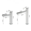 GobekUsa Brass Bathroom Faucet Vessel Sinks Mixer - Swivel Spout Vanity Tap, Chrome Deck Mounted