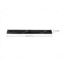 GobekUsa Ceiling Plate for Three-Lamp Light Fitting: Rectangular Strip Canopy Base