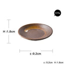 GobekUsa Ceramic Dinner Plate Set - Round Solid Pattern, Made of Ceramic