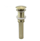 GobekUsa Brushed Gold Basin Faucet: Solid Brass Bathroom Mixer Tap for Hot & Cold Water