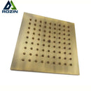 GobekUsa Antique Brass 8-inch Square Rainfall Shower Head - Premium Brass Top