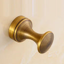 GobekUsa Antique Brass Wall Clothes Rack Hook, Bathroom Robe Hanger