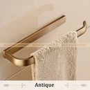 GobekUsa Brass Bathroom Accessories Set: Towel Rings, Toilet Paper Holder, Towel Rail, Shelf
