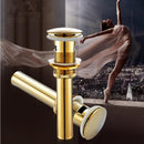 GobekUsa Brass Pop Up Bathroom Basin Waste Drain With Overflow/Without Overflow