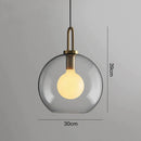 GobekUsa Glass Ball Pendant Lights for Living Room, Dining Room, Bar - Luxury Industrial Style