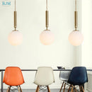 GobekUsa Glass Ball LED Pendant Light: Nordic Modern, Single Head, Creative Design