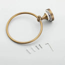 GobekUsa Antique Bronze Towel Ring – Solid Brass Wall Mounted Holder for Bathroom