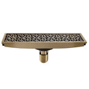 GobekUsa Euro Antique Brass Art Carved Floor Drain Cover DL8547