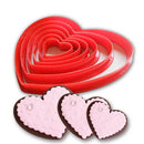 GobekUsa Heart Shaped Cake Cutter Set for Baking & Decorating