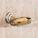 GobekUsa Antique Brass Soap Holder: Pure Copper Bathroom Soap Basket