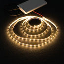 GobekUsa 2835 DC LED Light Strip USB 5V Flexible 50CM - 5M White/Warm TV Background Night Light