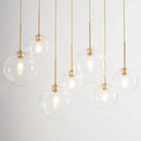GobekUsa Gradient Glass Ball Pendant Light for Kitchen Dining Living Room