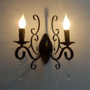 GobekUsa Crystal Deco Loft Wall Lamp for Bedroom Restaurant Aisle Cafe Sconce