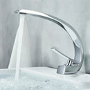GobekUsa Black Chrome Basin Faucet Single Handle Bathroom Mixer Tap