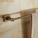 GobekUsa Antique Brass Single Towel Bar, Wall Mounted Bathroom Accessories