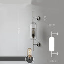 GobekUsa Glass Industrial Wall Lights for Living Room Bedroom Dining Room