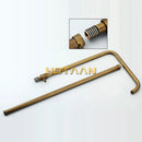 GobekUsa Antique Brass Bathroom Shower Faucet Set with Handshower, Tub Spout, and 8" Rainfall Head