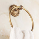 GobekUsa Antique Brass Towel Ring Wall Mounted Rack Shelf Bathroom Towel Holder