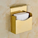 GobekUsa Bathroom Paper Phone Holder Shelf Towel Rack Toilet Tissue Box Silver Gold