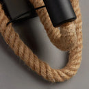 GobekUsa Hemp Rope Wall Lamp for Home & Commercial Spaces