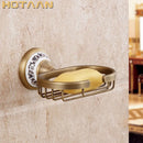 GobekUsa Antique Brass Soap Holder: Pure Copper Bathroom Soap Basket