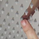 GobekUsa LED Shower Head Square with Temperature Control 3 Color Lights Ultra Thin