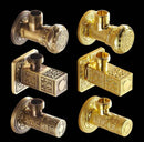GobekUsa Brass Bathroom Angle Stop Valve Antique Finish Filling Valves JM525