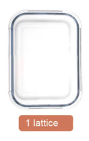 GobekUsa Kids Lunch Box: Korean Style Glass Bento with Compartments, Microwave Safe, Food Storage
