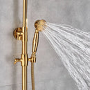 GobekUsa 3-way Shower Faucet Set with Rainfall and Waterfall Spout