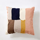 GobekUsa Embroidered Geometric Cotton Cushion Cover 45x45cm
