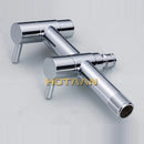 GobekUsa Brass Dual Hole Garden Faucet Bib-cock for Washing Machine, Toilet, and Garden