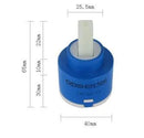 GobekUsa 35mm 40mm Ceramic Cartridge Faucet Mixer Low Torque Spindle