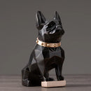 GobekUsa Dog Statue Resin Decor Modern Art Animal Sculpture Figurine Garden Home Ornaments