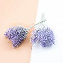 GobekUsa Lavender Foam Wreaths Home Wedding Decor Silk Flowers Bouquet
