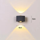 GobekUsa Aluminum Wall Lamps: Bedside & Living Room Lighting Fixture, Warm/Cool Light, AC85-260V