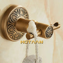 GobekUsa Antique Brass Robe Hook, Wall Mounted Bathroom Accessories