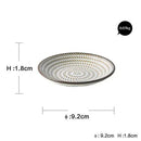 GobekUsa Ceramic Dinner Plate Set - Round Solid Pattern, Made of Ceramic