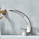 GobekUsa Black Chrome Basin Faucet Single Handle Bathroom Mixer Tap