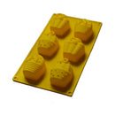 GobekUsa 6-in-1 Silicone Ice Cream Cake Chocolate Mold for Kids Birthday Party