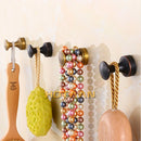 GobekUsa Antique Brass Wall Clothes Rack Hook, Bathroom Robe Hanger