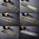 GobekUsa Euro Antique Brass Art Carved Floor Drain Cover Shower Waste Drainer