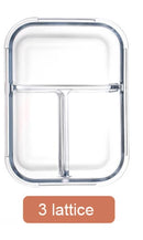 GobekUsa Kids Lunch Box: Korean Style Glass Bento with Compartments, Microwave Safe, Food Storage