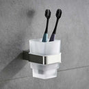 GobekUsa Brushed Nickel Stainless Steel Bathroom Hardware Set - 4-Piece Accessory Kit